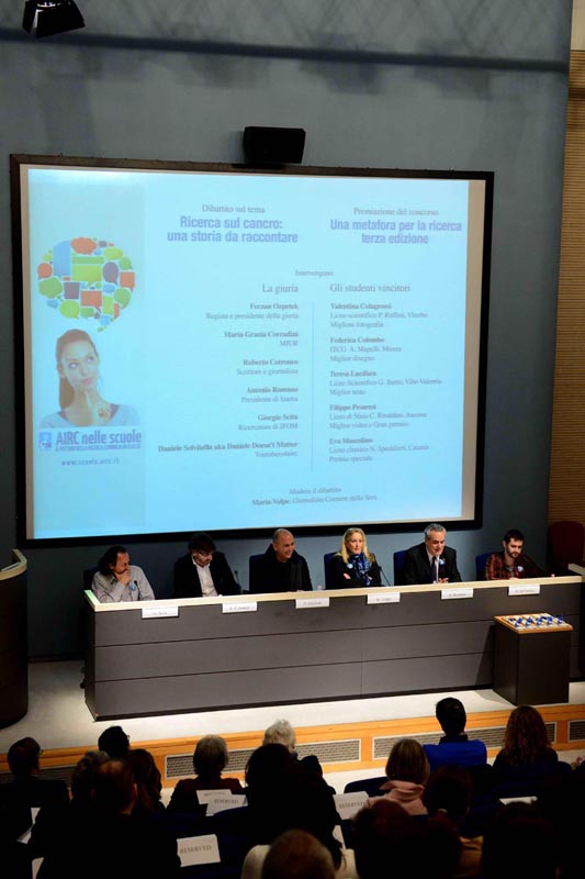 AIRC – Premiazione Metafora per la Ricerca 2013