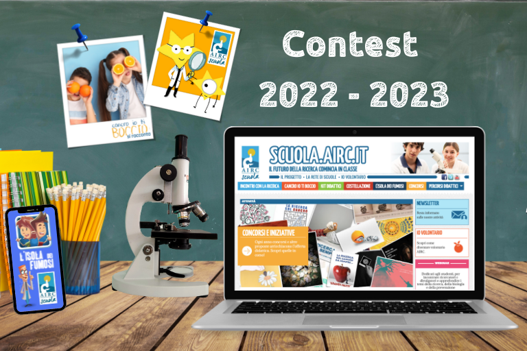 Tornano i Contest di AIRC nelle scuole per l’anno scolastico 2022/2023