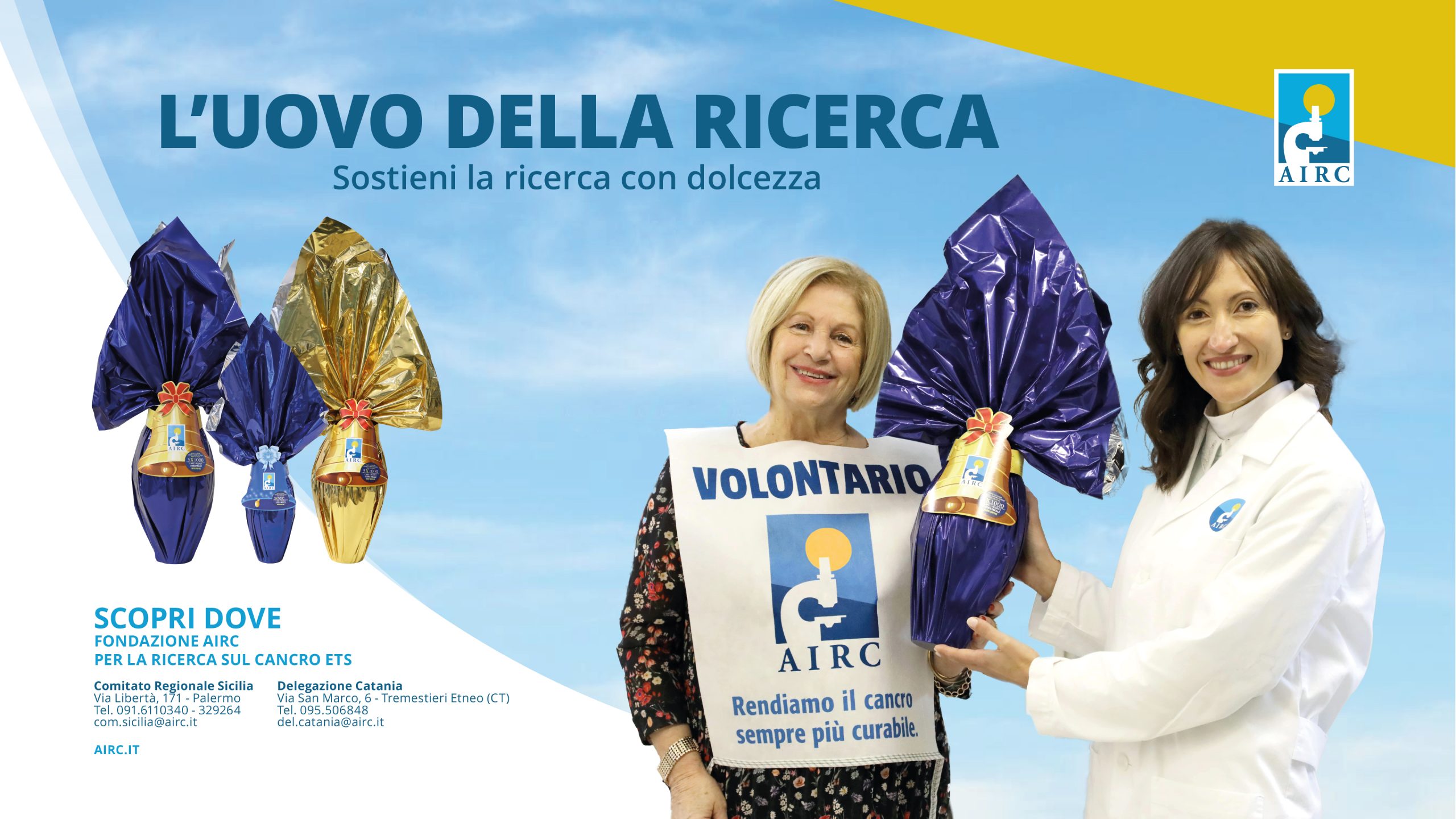 L’uovo della ricerca di AIRC 2024 – Comitato Sicilia